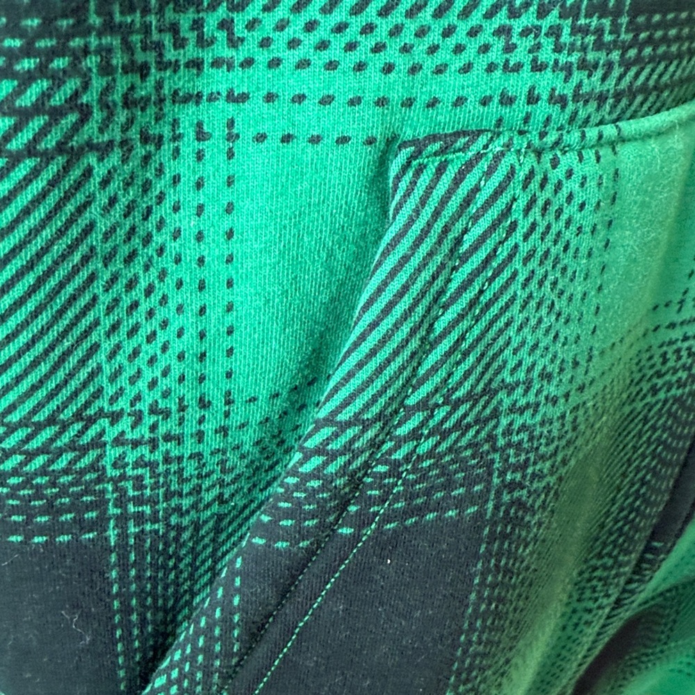 Polo Ralph Lauren Green and Black Plaid Zip-Up Sweater - Picture 3 of 4